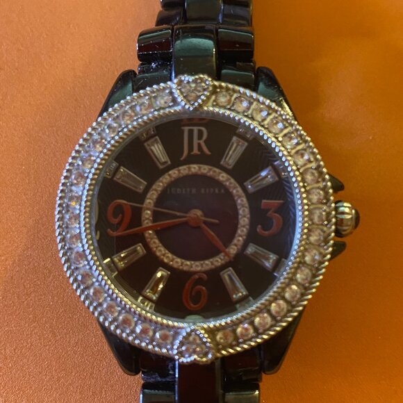 Judith Ripka Ceramic and Stainless Steel Watch - Picture 2 of 4